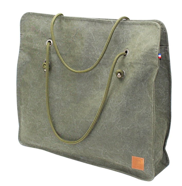 Sac Cabas HORIZON TAILLE L - MELEZE STONE - AMWA and CO