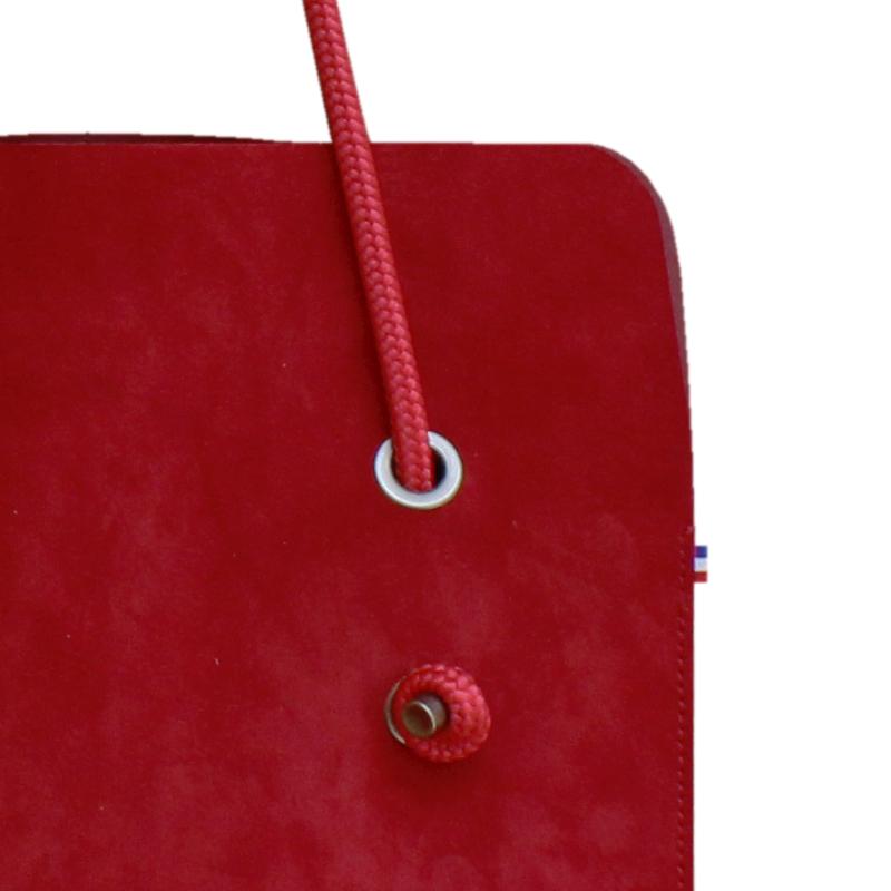 Sac Divine CUIR suede Grenade | Anse Capucine - AMWA and CO