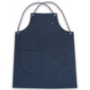 Tablier style japonais marine avec bretelles Encre Capitaine – Made in France, vue de face.